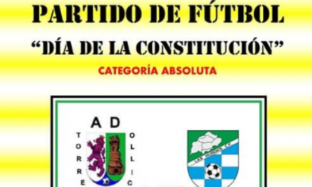 TORREJONCILLO, ES FÚTBOL. (6 de DICIEMBRE)