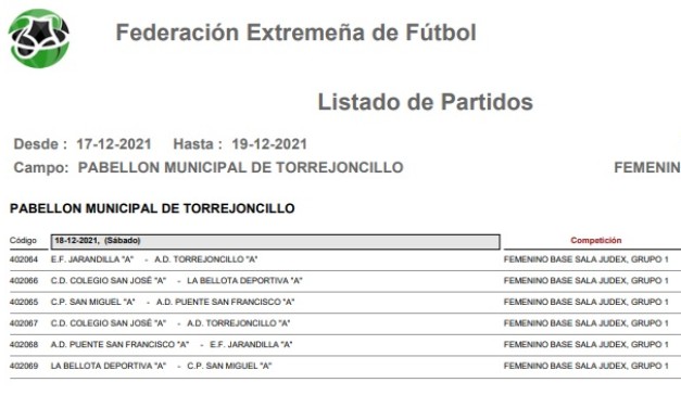 Llega a Torrejoncillo la competición femenina este fin de semana