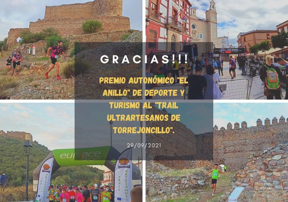 UltrArtesanos Torrejoncillo Premio Autonómico «El Anillo» de Deporte y Turismo