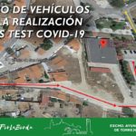 ACCESO DE COCHES AL CENTRO DE SALUD PARA LA REALIZACIÓN DE LOS TEST RÁPIDOS COVID-19
