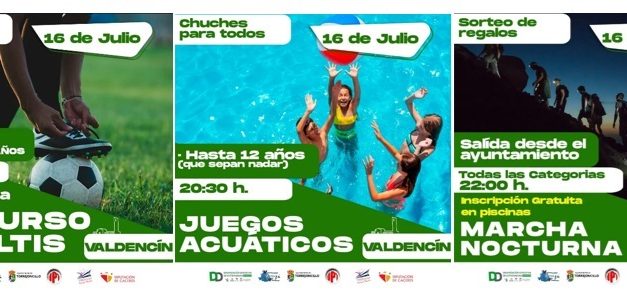 Actividades 16 de julio