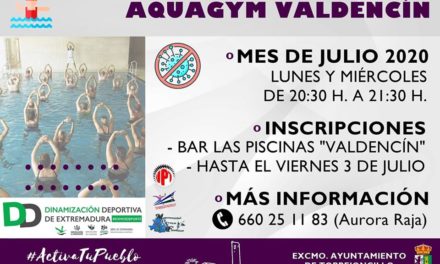 AQUAGYM EN VALDENCÍN