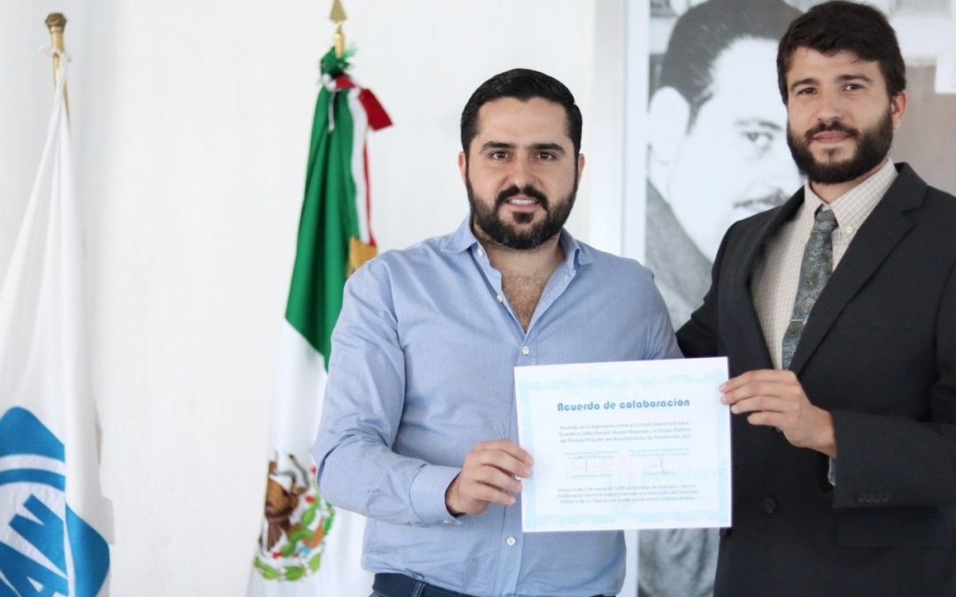 Populares Torrejoncillo-Valdencín (PP) firma un acuerdo de colaboración con Partido Acción Nacional (PAN), de Querétaro, México.