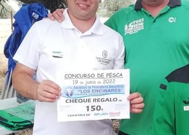 Aitor Serrano ganador del Concurso de convivencia 2022 de la Sociedad de Pescadores Los Encinares