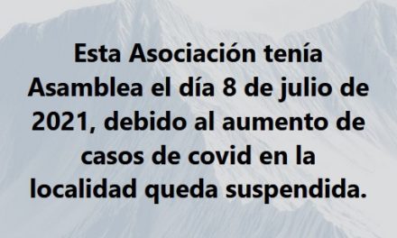 Queda suspendida Asamblea de Amas de Casa de Torrejoncillo