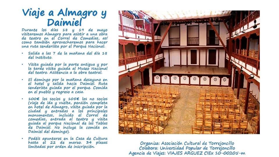 Viaje a Almagro y Daimiel