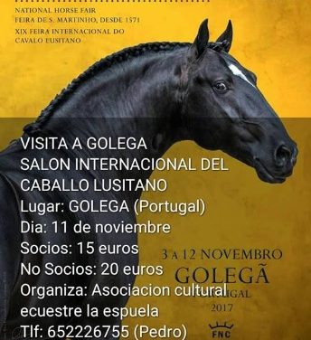 La Espuela visitará el Salón Internacional del caballo Lusitano