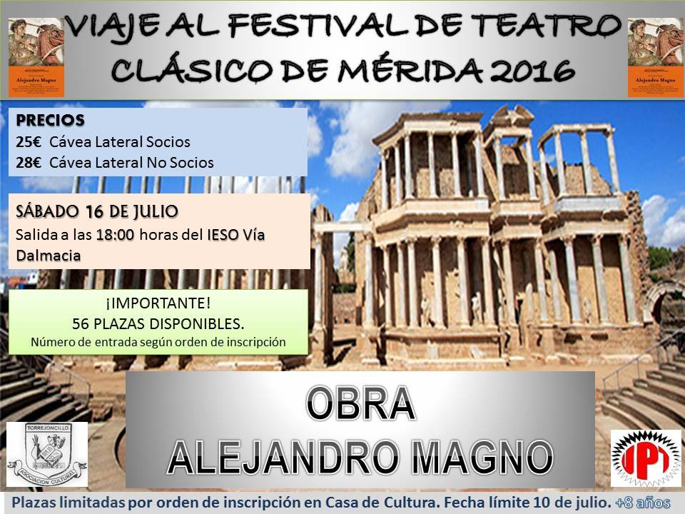 La Asociación Cultural de Torrejoncillo en el Festival de Teatro Clásico de Mérida