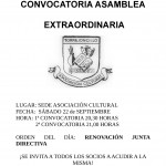 Asamblea Extraordinaria de la Asociación Cultural de Torrejoncillo