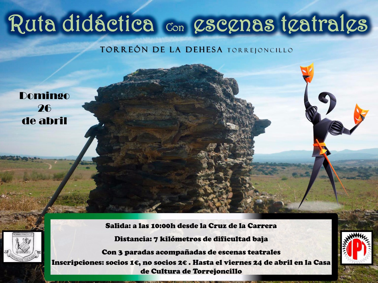 Ruta didáctica con escenas teatrales en Torrejoncillo