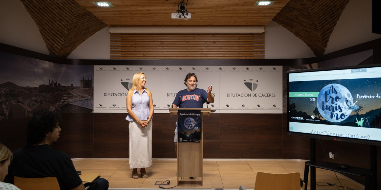 Vuelve AstroCáceres, el programa de turismo activo de la Diputación para la promoción del cielo nocturno de la provincia de Cáceres