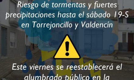 Avería en el alumbrado público por el temporal