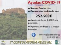 ADESVAL destina 252.500 euros a ayudas para empresas de la comarca