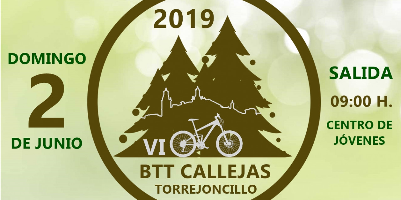 La VI BTT Callejas de Torrejoncillo, el Domingo 2 de Junio