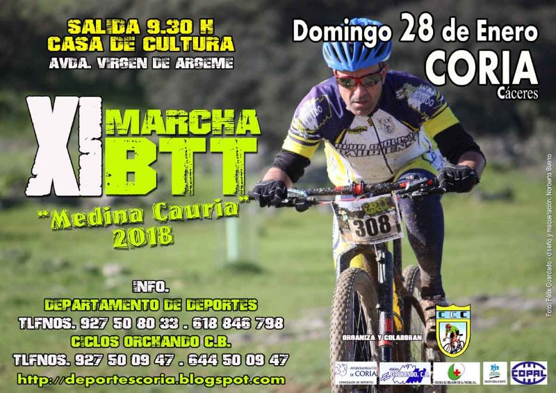 XI MARCHA BTT MEDINA CAURIA POR TORREJONCILLO