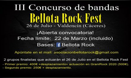 III Concurso de Bandas Bellota Rock Fest