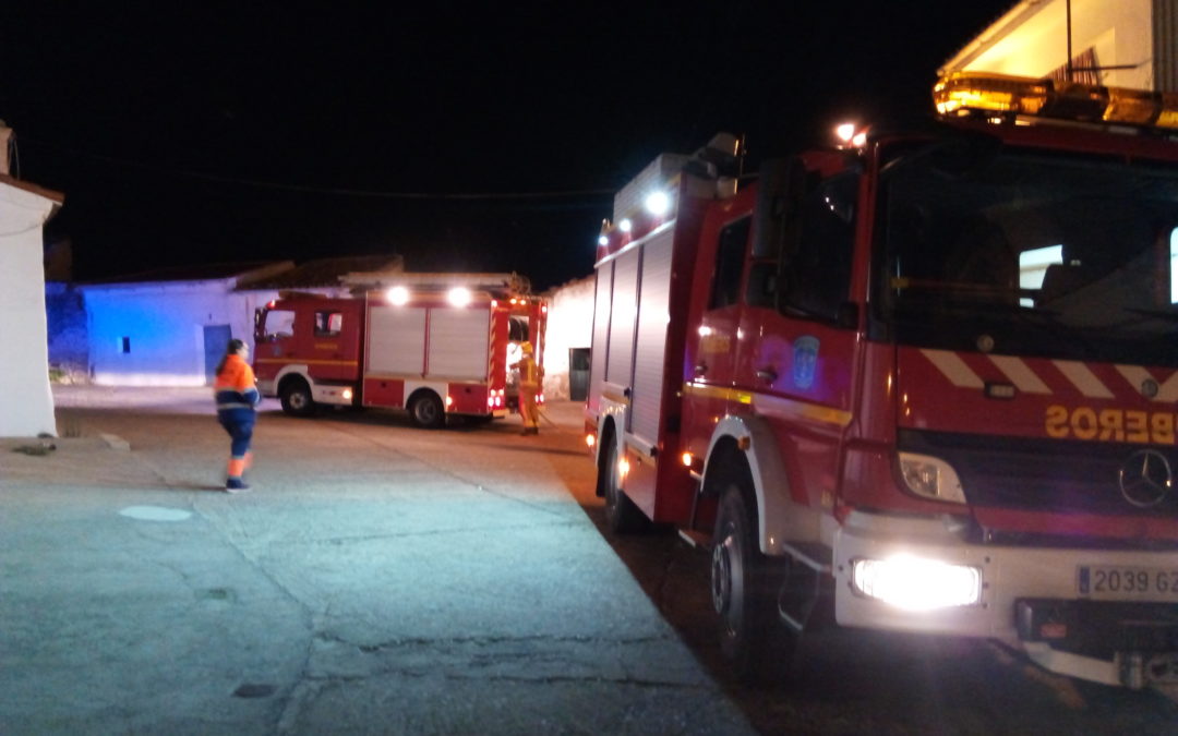 Bomberos en la Plaza de San Sebastián