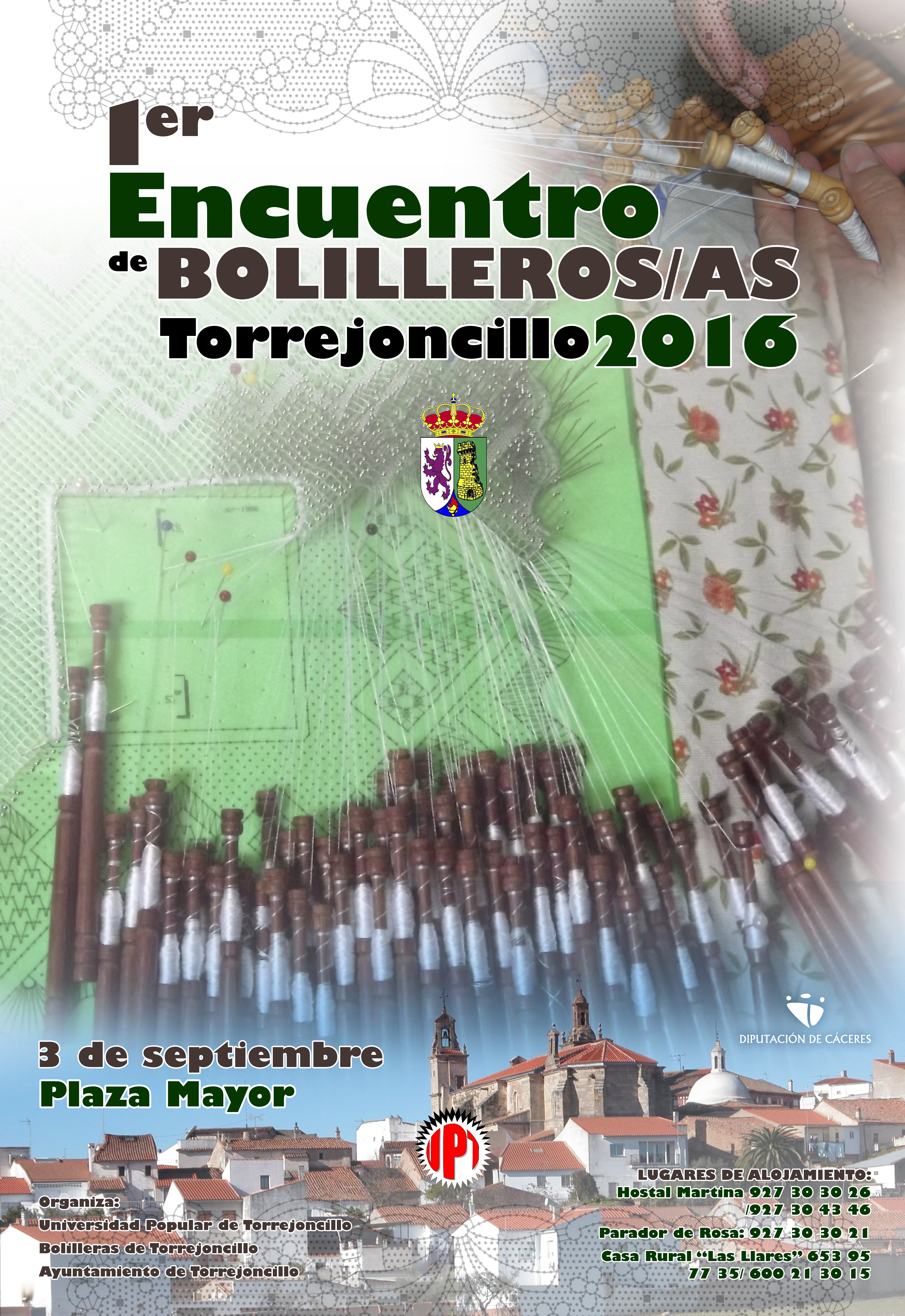I Encuentro de Bolilleros/as  Torrejoncillo 2016