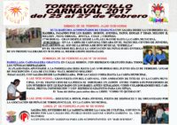 Programa de Carnaval 2017 en Torrejoncillo