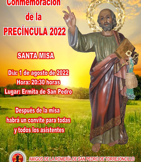 CONMEMORACIÓN DE LA PRECÍNCULA 2022