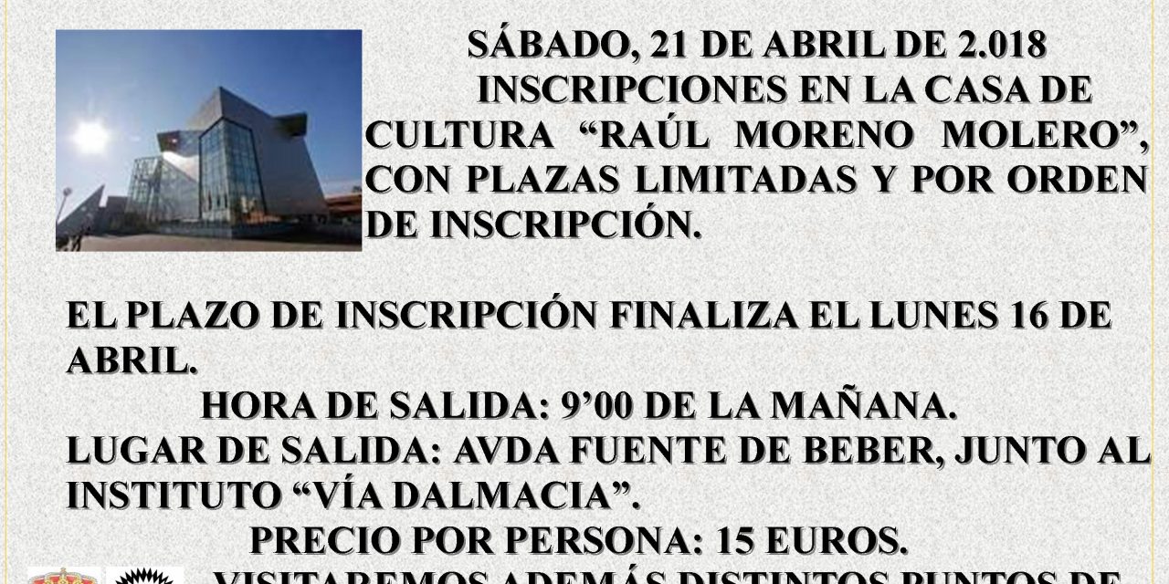 Excursión visita a la Biblioteca Pública del Estado “Jesús Delgado Valhondo” de Mérida (Badajoz), con motivo de la celebración del Día Mundial del libro