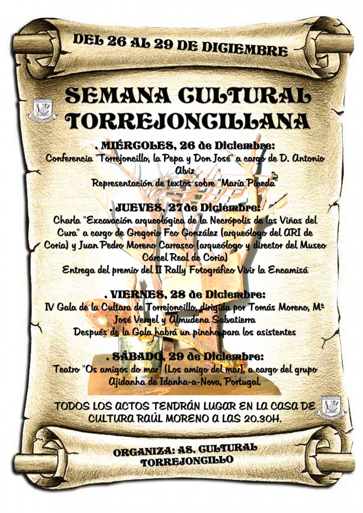 CARTEL SEMANA CULTURAL 2012