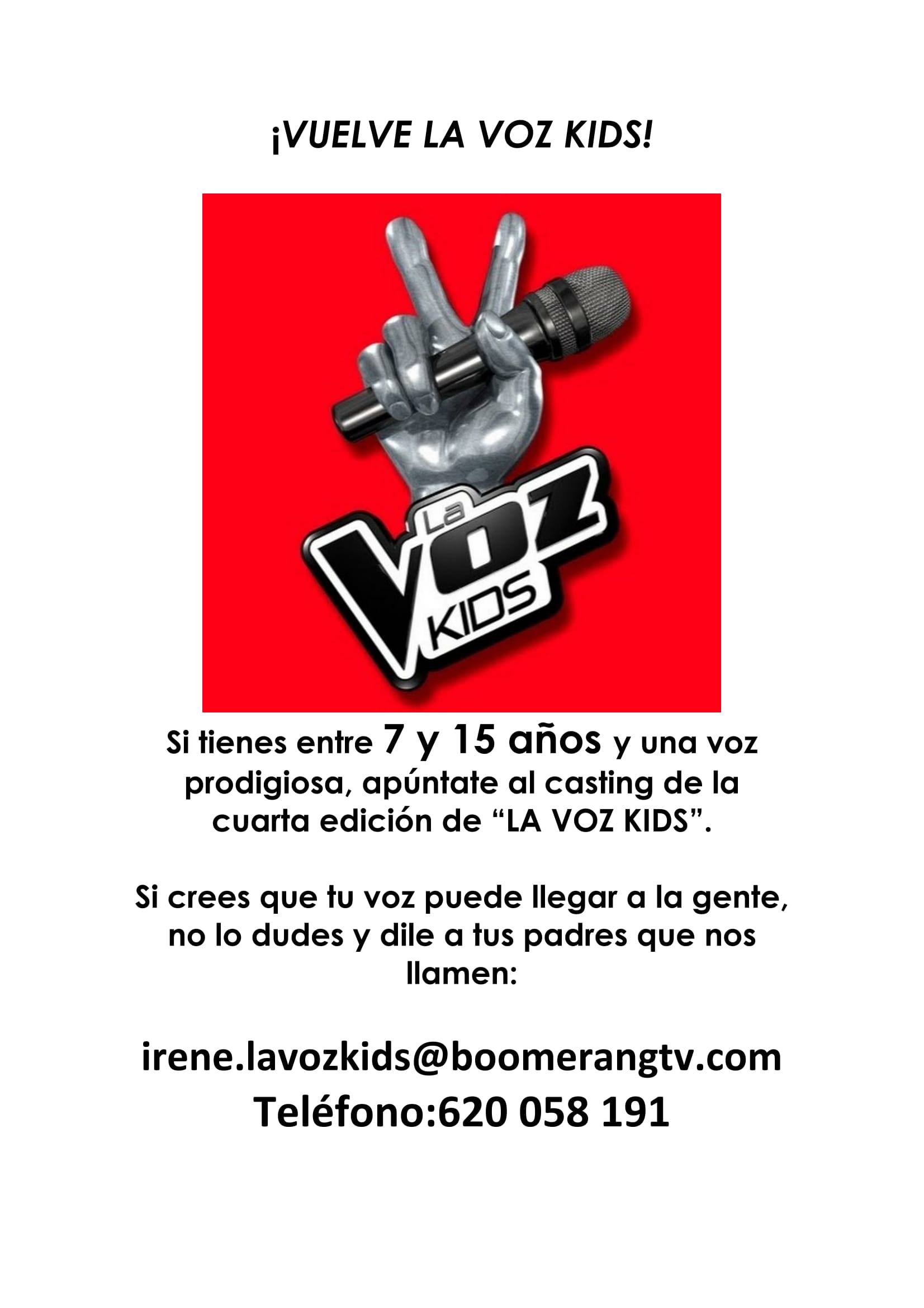 ¡Vuelve La Voz Kids!