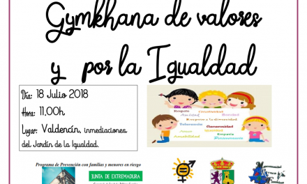 Gymkana de valores y por la Igualdad en Valdencín