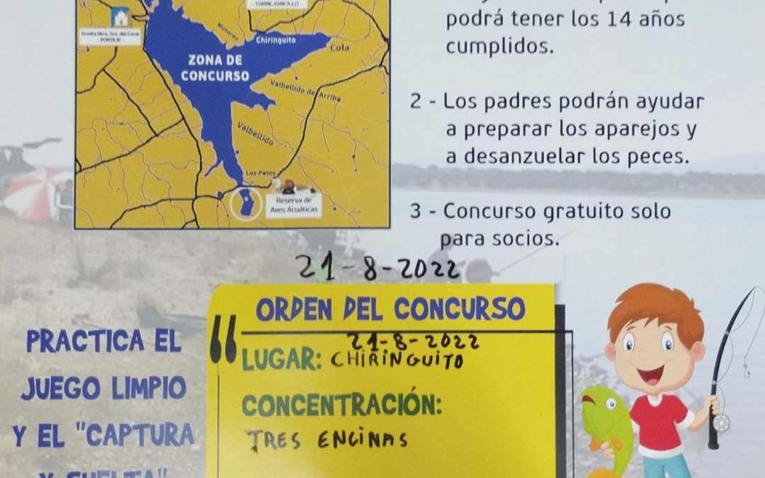 Segundo Concurso de Pesca Infantil 2022