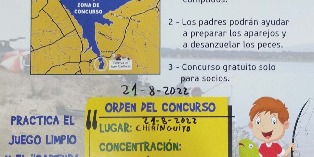 Segundo Concurso de Pesca Infantil 2022