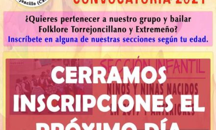¿Quieres pertenecer a nuestro grupo y bailar Folklore Torrejoncillano y Extremeño?