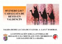 Cabalgata de Reyes 2017 en Torrejoncillo y Valdencín