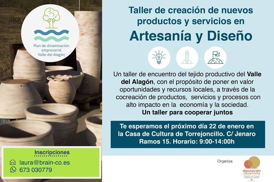 Taller de creación de nuevos productos y servicios en Artesanía y Diseño