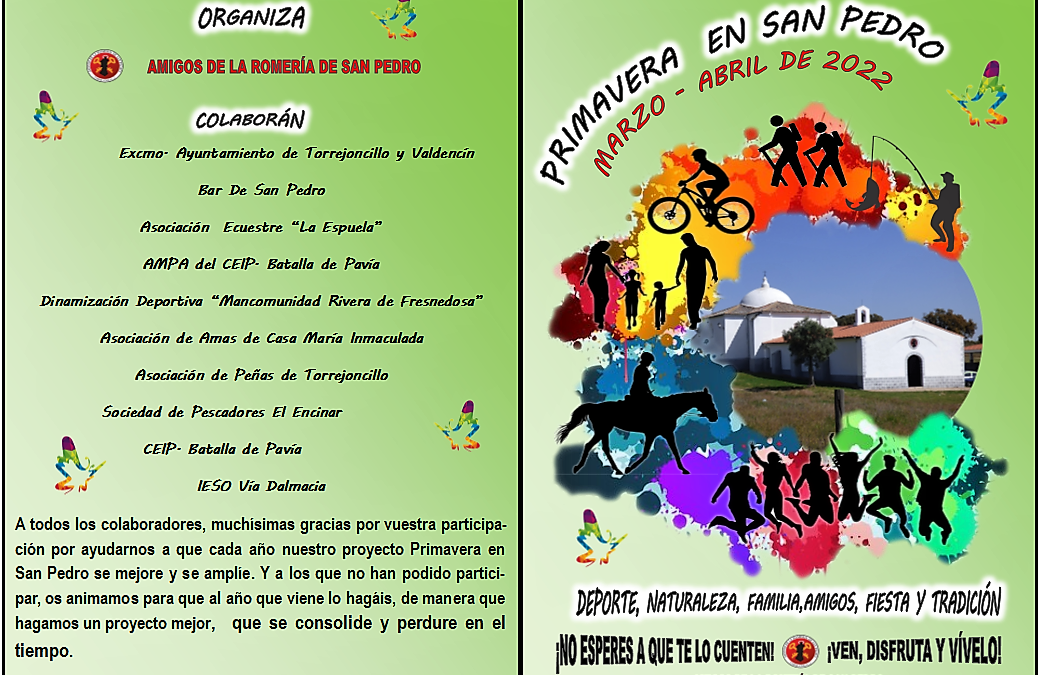 PRIMAVERA EN SAN  PEDRO