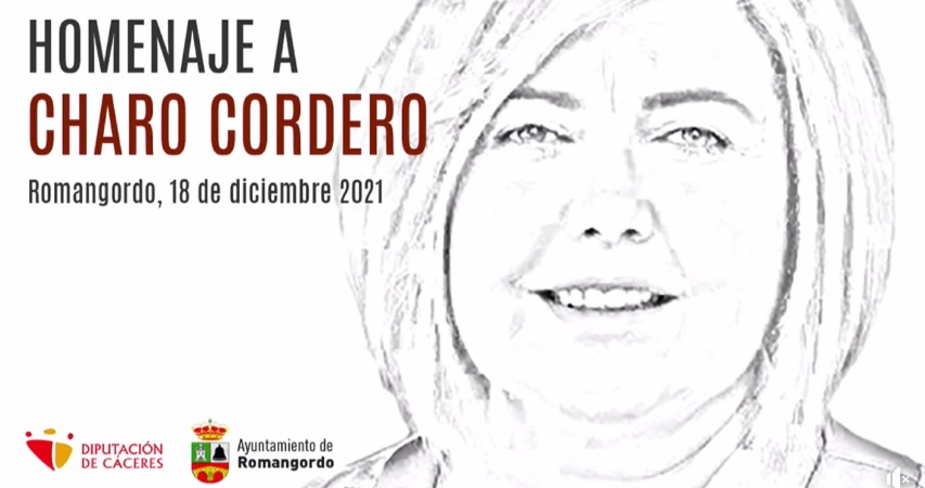 El recuerdo a Charo Cordero, “la revolucionaria de las cosas sencillas”, reúne a cientos de personas en un emotivo acto en Romangordo