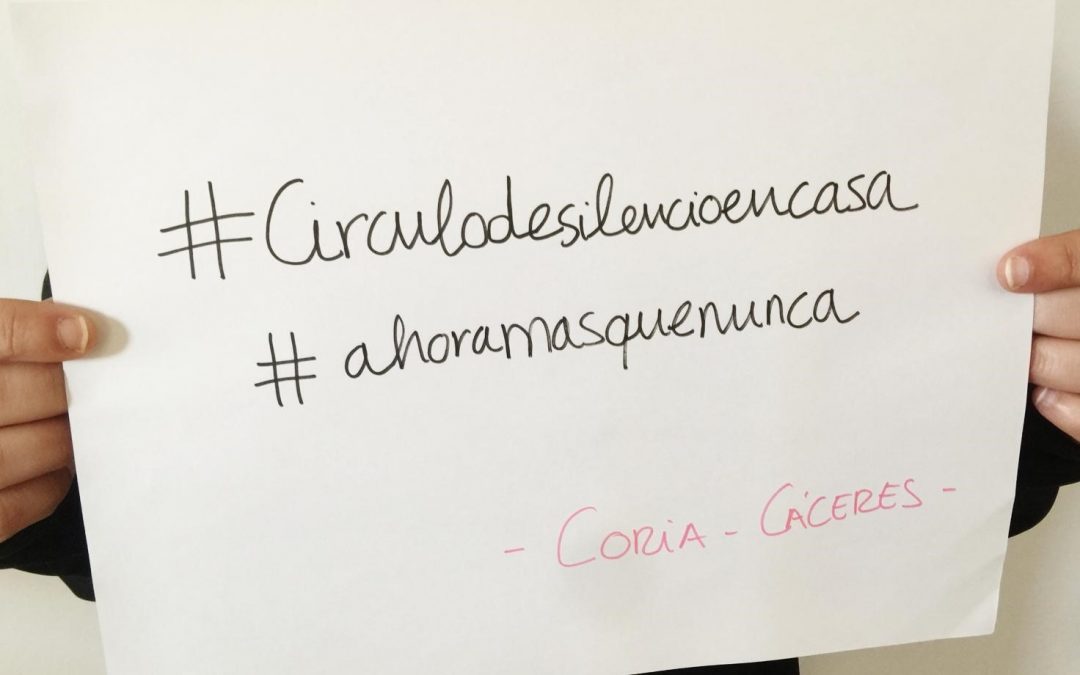 Círculo del silencio en casa por Cáritas Parroquial de Torrejoncillo