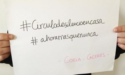 Círculo del silencio en casa por Cáritas Parroquial de Torrejoncillo