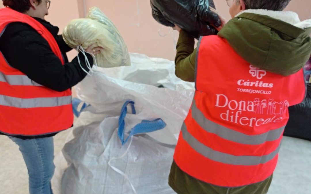 Recogida masiva para el proyecto Remudarte en Torrejoncillo