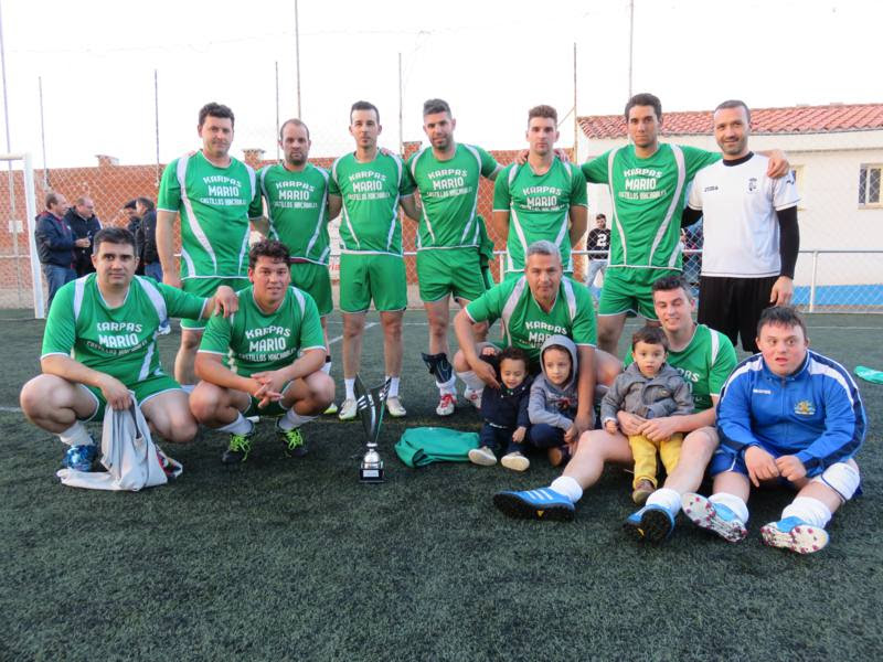 Carpas Mario subcampeón de la Liga de Veteranos Cauriense