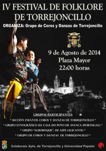 Cartel Coros y Danzas