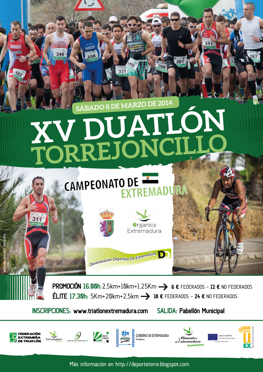 Todo preparado para el Duatlón de este fin de semana