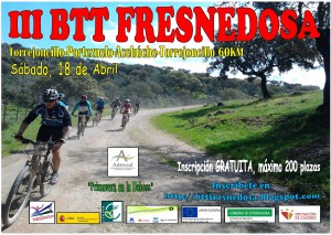 Cartel III BTT Fresnedosa