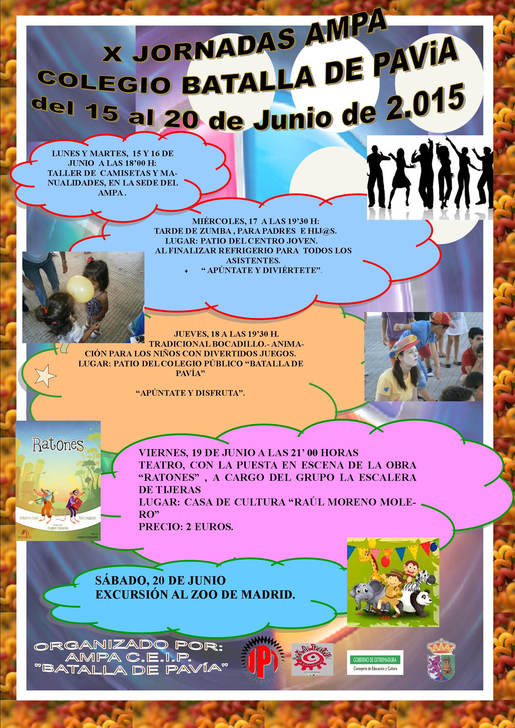 X Jornadas Ampa CEIP «Batalla de Pavía»