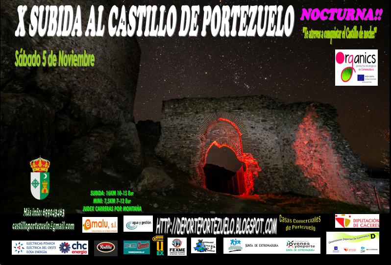 X Subida al Castillo de Portezuelo Nocturna