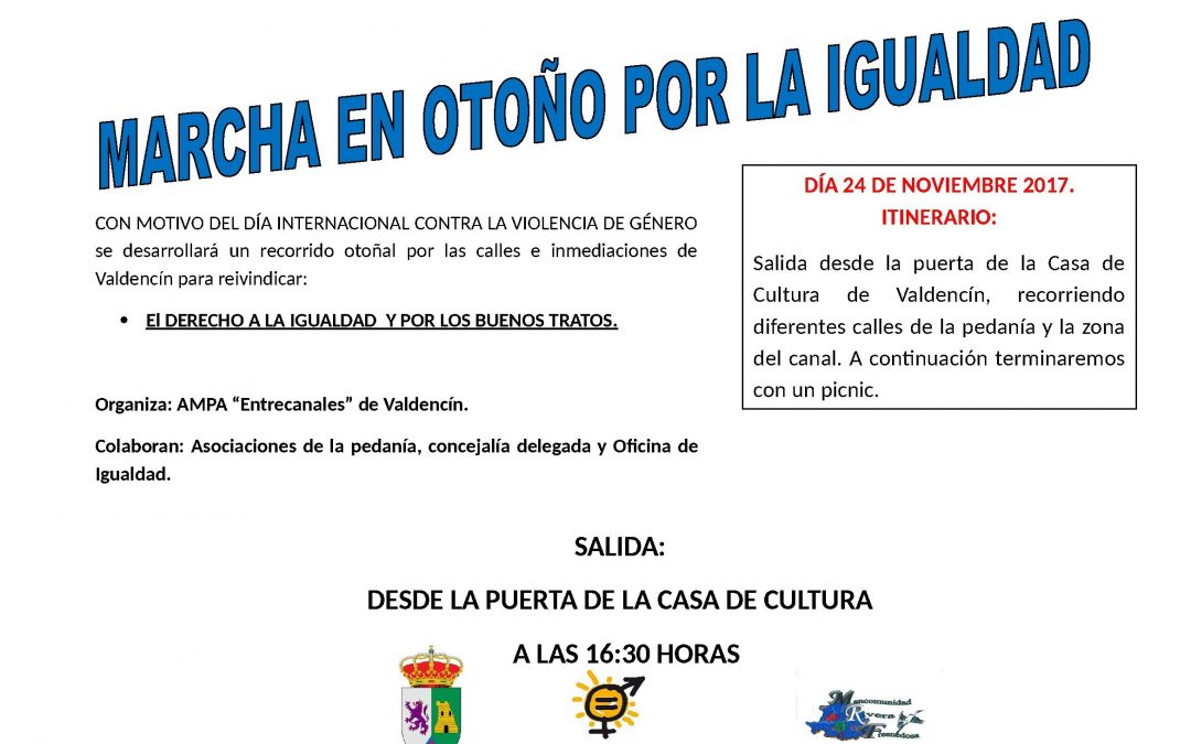 Marcha en Otoño por la Igualdad