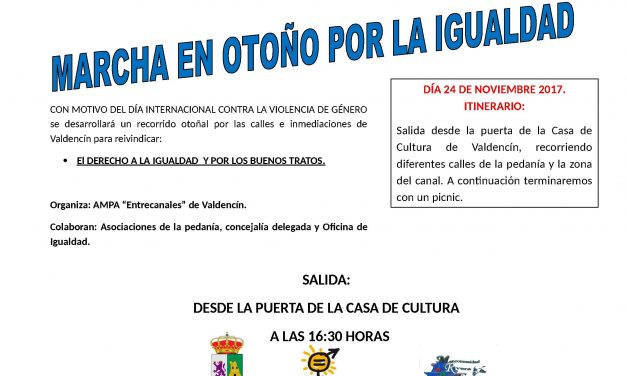 Marcha en Otoño por la Igualdad