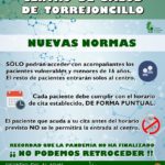 NUEVAS NORMAS DEL CENTRO DE SALUD DE TORREJONCILLO