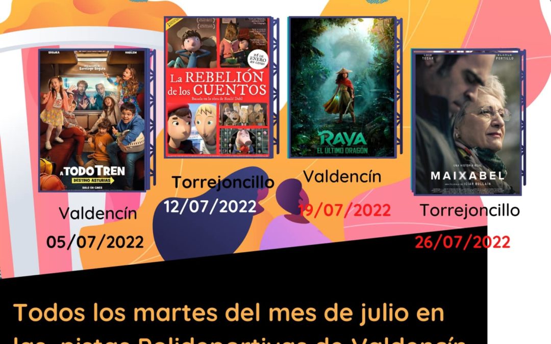 CINE DE VERANO EN TORREJONCILLO Y VALDENCÍN