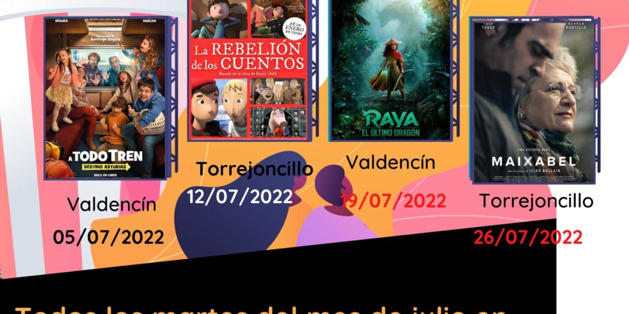 CINE DE VERANO EN TORREJONCILLO Y VALDENCÍN