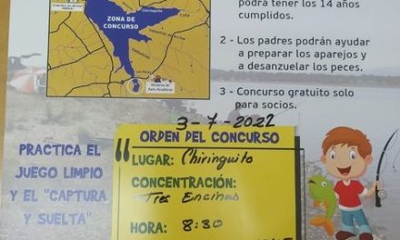 Concurso de pesca infantil